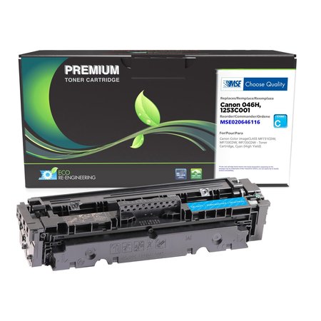 MSE Remanufactured High Yield Cyan Toner Cartridge for Canon 1253C001 (046 H) MSE020646116